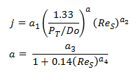 Colburn j-factor