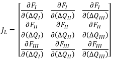 Pipe Network Jacobian Matrix